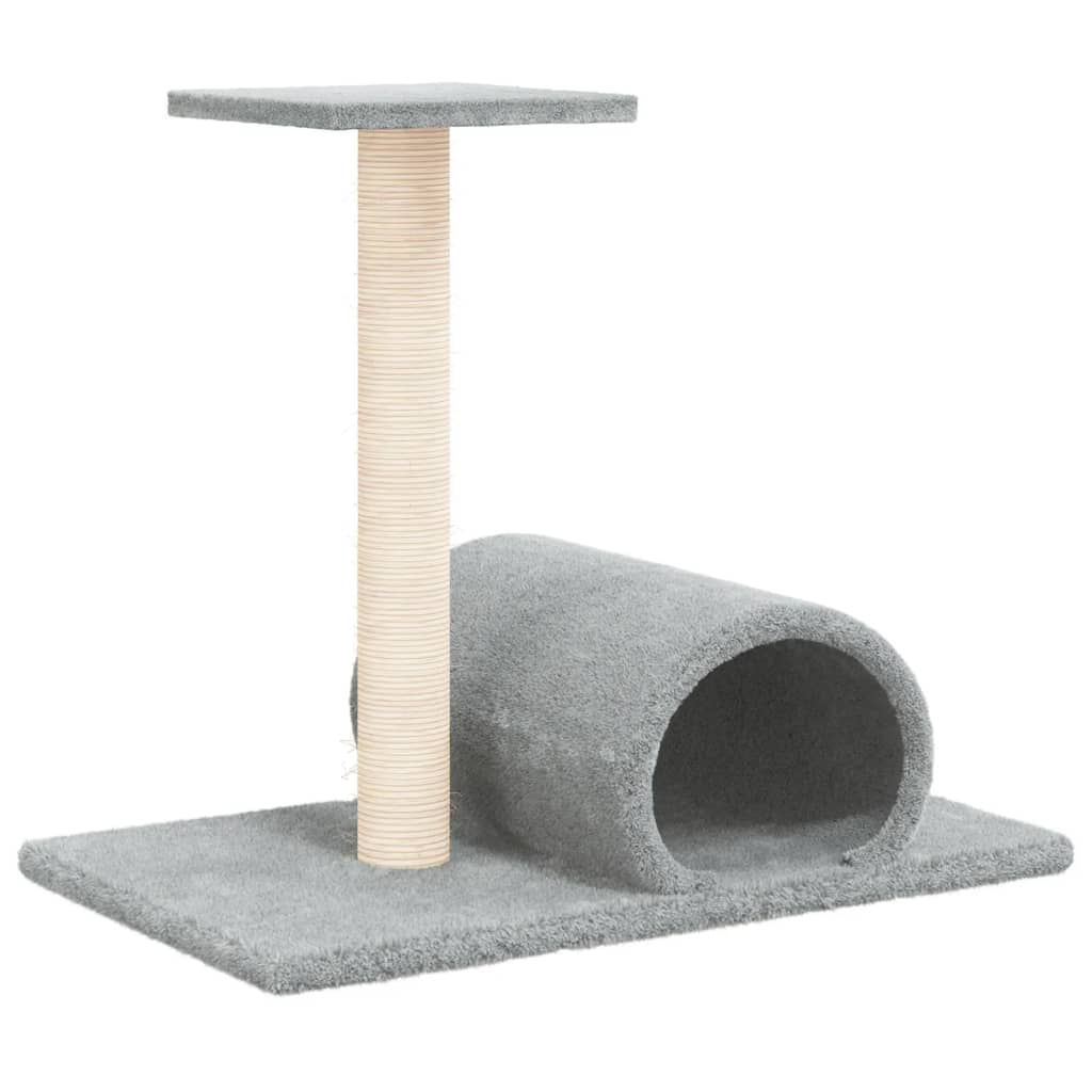 Palo Tiragraffi Per Gatti Con Tunnel 60X34,5X50Cm