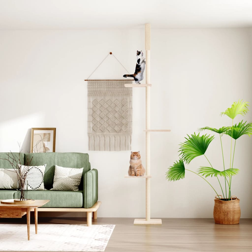 Albero Per Gatti Pavimento Soffitto 267,5-297,5Cm
