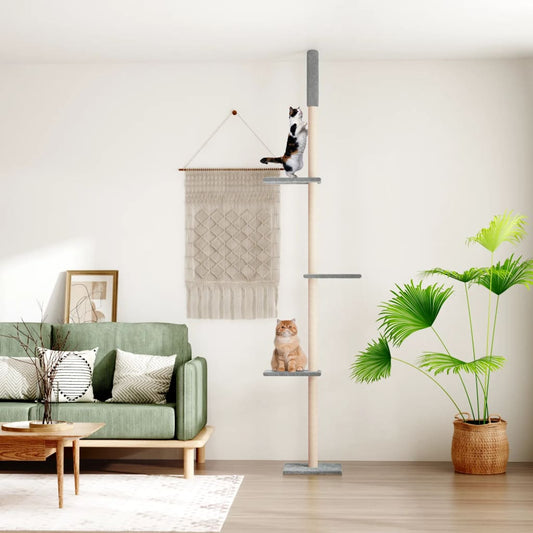 Albero Per Gatti Pavimento Soffitto 267,5-297,5Cm