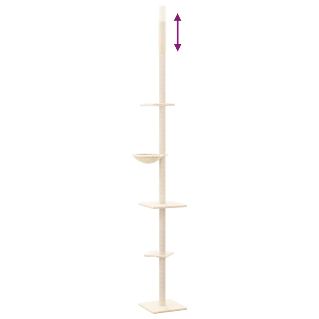 Albero Per Gatti Da Pavimento A Soffitto 263,5-289,5 Cm