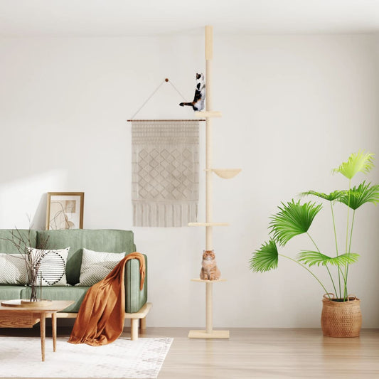 Albero Per Gatti Da Pavimento A Soffitto 263,5-289,5 Cm