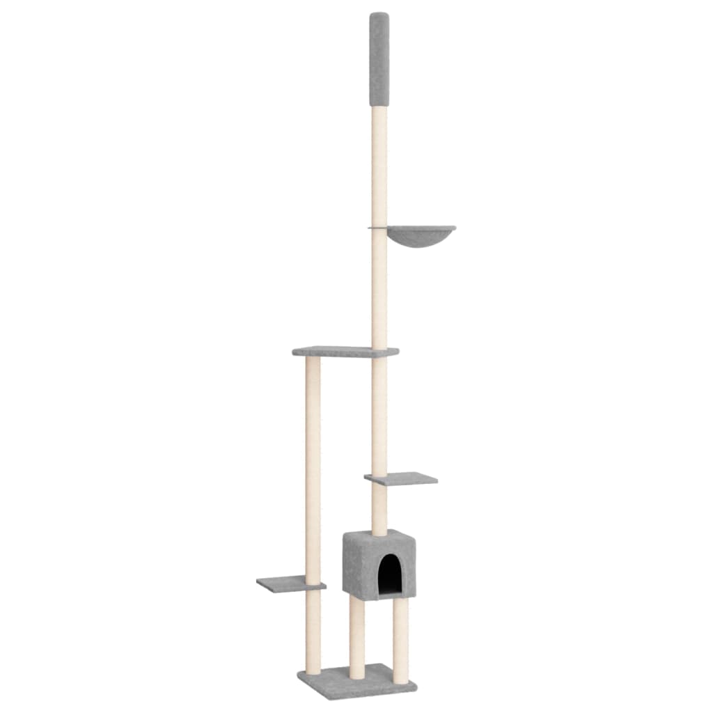 Albero Per Gatti Pavimento Soffitto 258,5-284,5Cm
