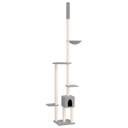 Albero Per Gatti Pavimento Soffitto 258,5-284,5Cm