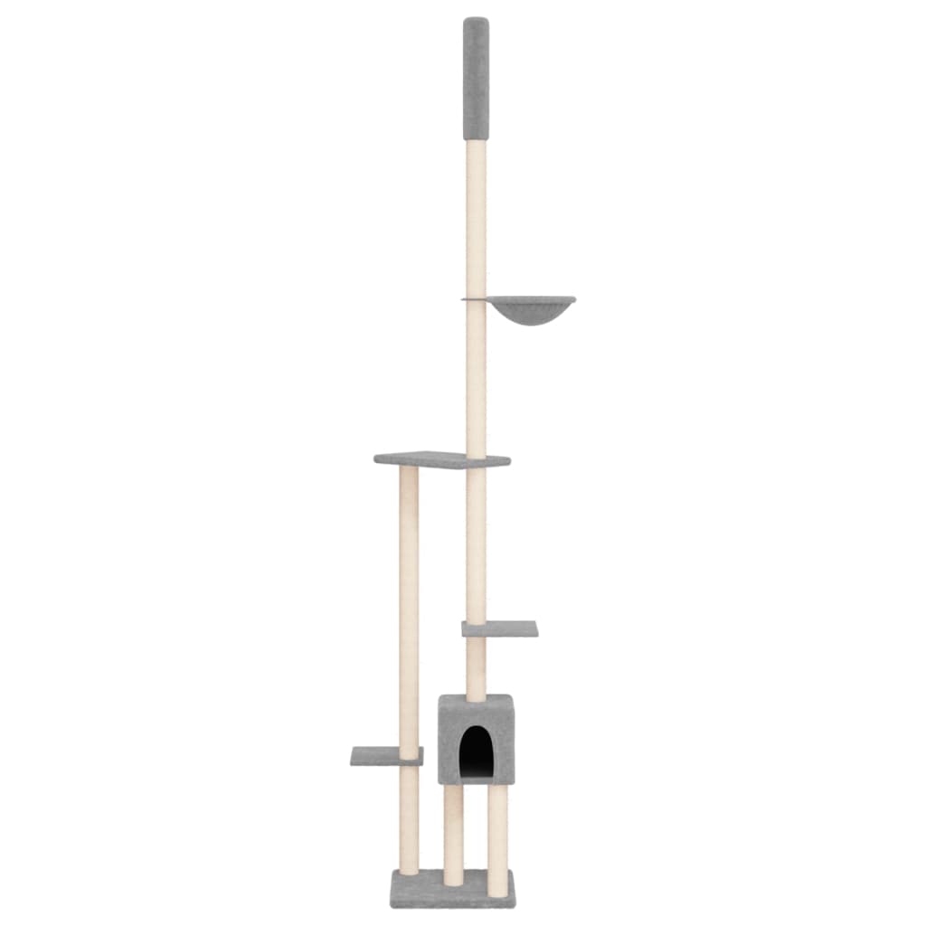 Albero Per Gatti Pavimento Soffitto 258,5-284,5Cm