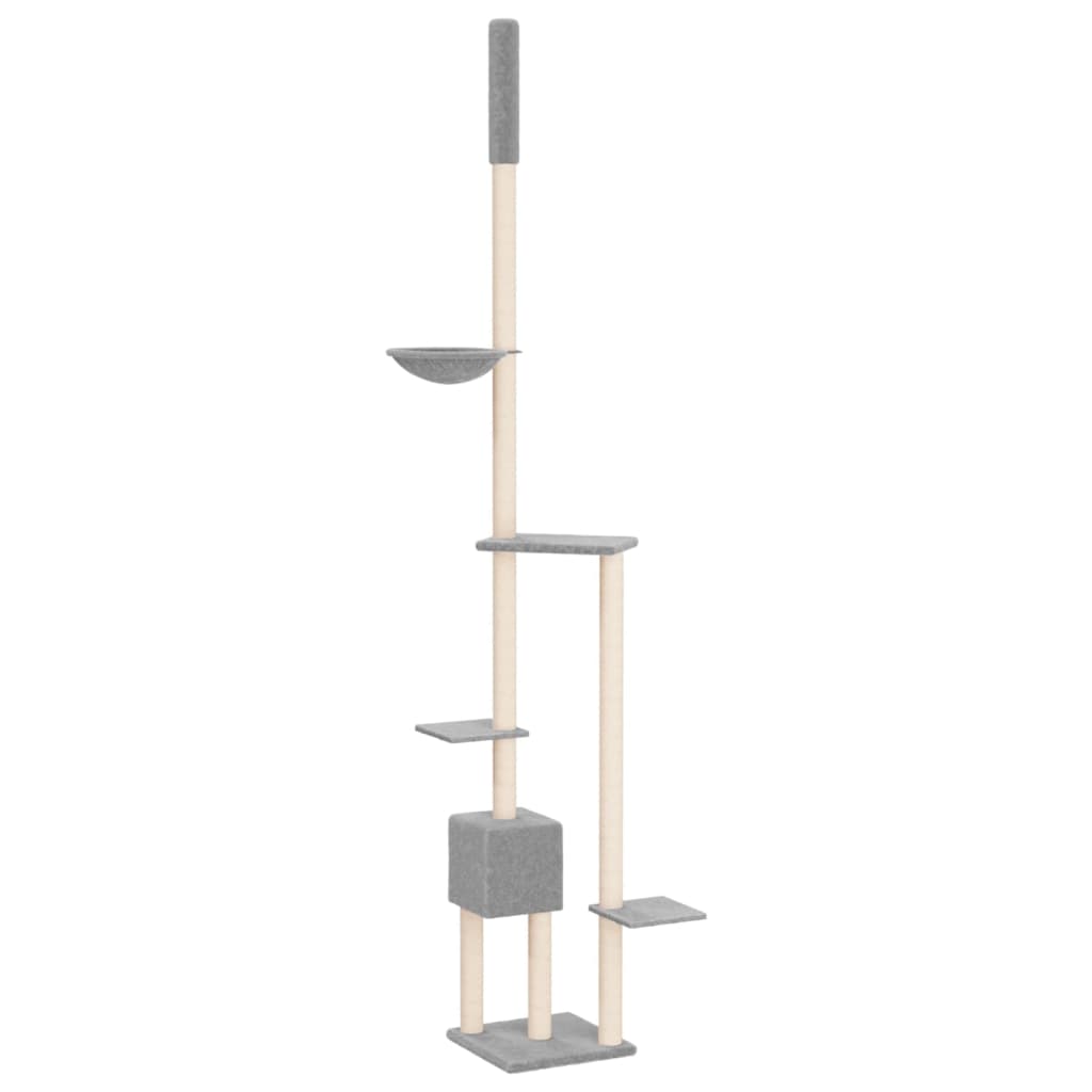 Albero Per Gatti Pavimento Soffitto 258,5-284,5Cm