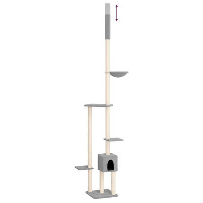 Albero Per Gatti Pavimento Soffitto 258,5-284,5Cm