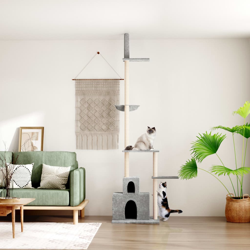 Albero Per Gatti Pavimento Soffitto 250,5-276,5 Cm