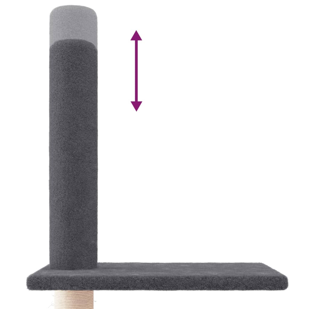 Albero Per Gatti Pavimento Soffitto 250,5-276,5 Cm