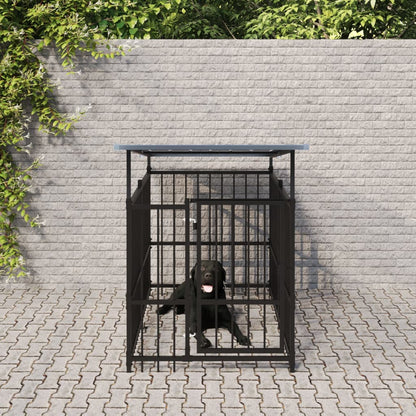 Gabbia Per Cani Da Esterno In Acciaio 5,63 M²