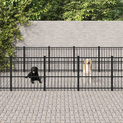 Gabbia Per Cani Da Esterno In Acciaio 18,82 M²
