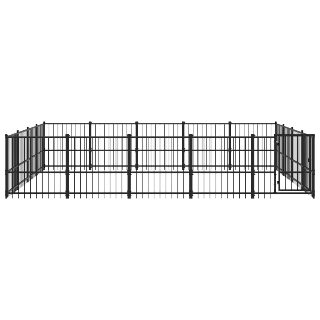 Gabbia Per Cani Da Esterno In Acciaio 18,82 M²