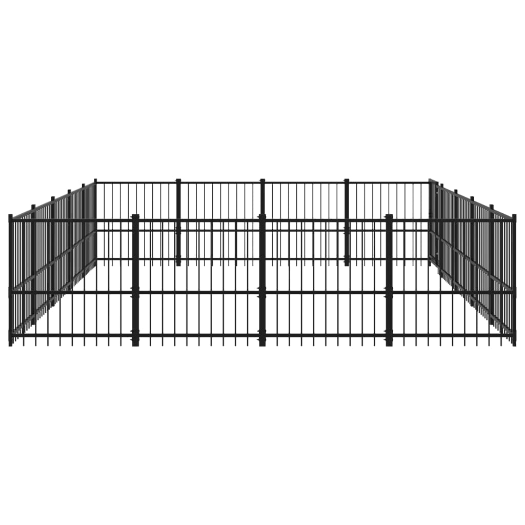 Gabbia Per Cani Da Esterno In Acciaio 18,82 M²