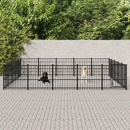 Gabbia Per Cani Da Esterno In Acciaio 18,82 M²