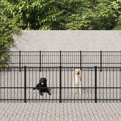Gabbia Per Cani Da Esterno In Acciaio 18,82 M²