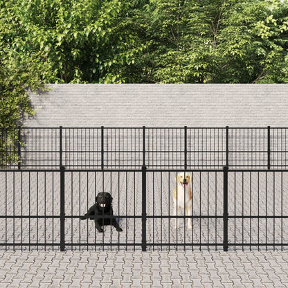 Gabbia Per Cani Da Esterno In Acciaio 18,82 M²