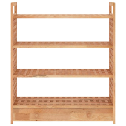 Scarpiera Con Cassetto 70X27X81 Cm Legno Massello Di Noce