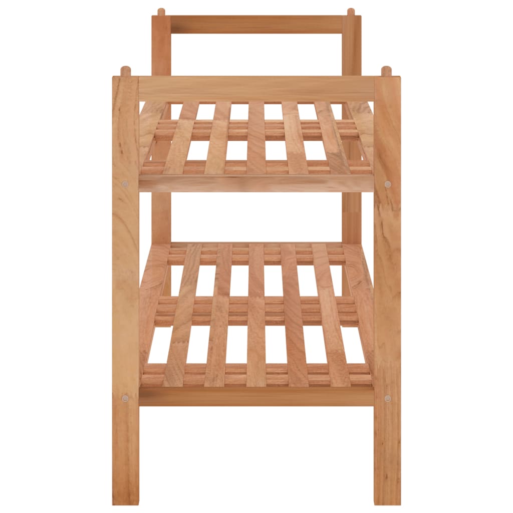Scarpiera 69X27X41 Cm In Legno Massello Di Noce