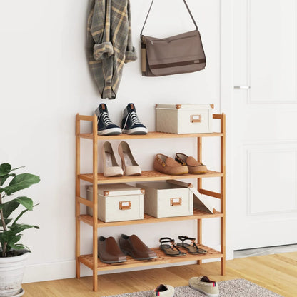 Scarpiere 2 Pz 69X27X41 Cm In Legno Massello Di Noce