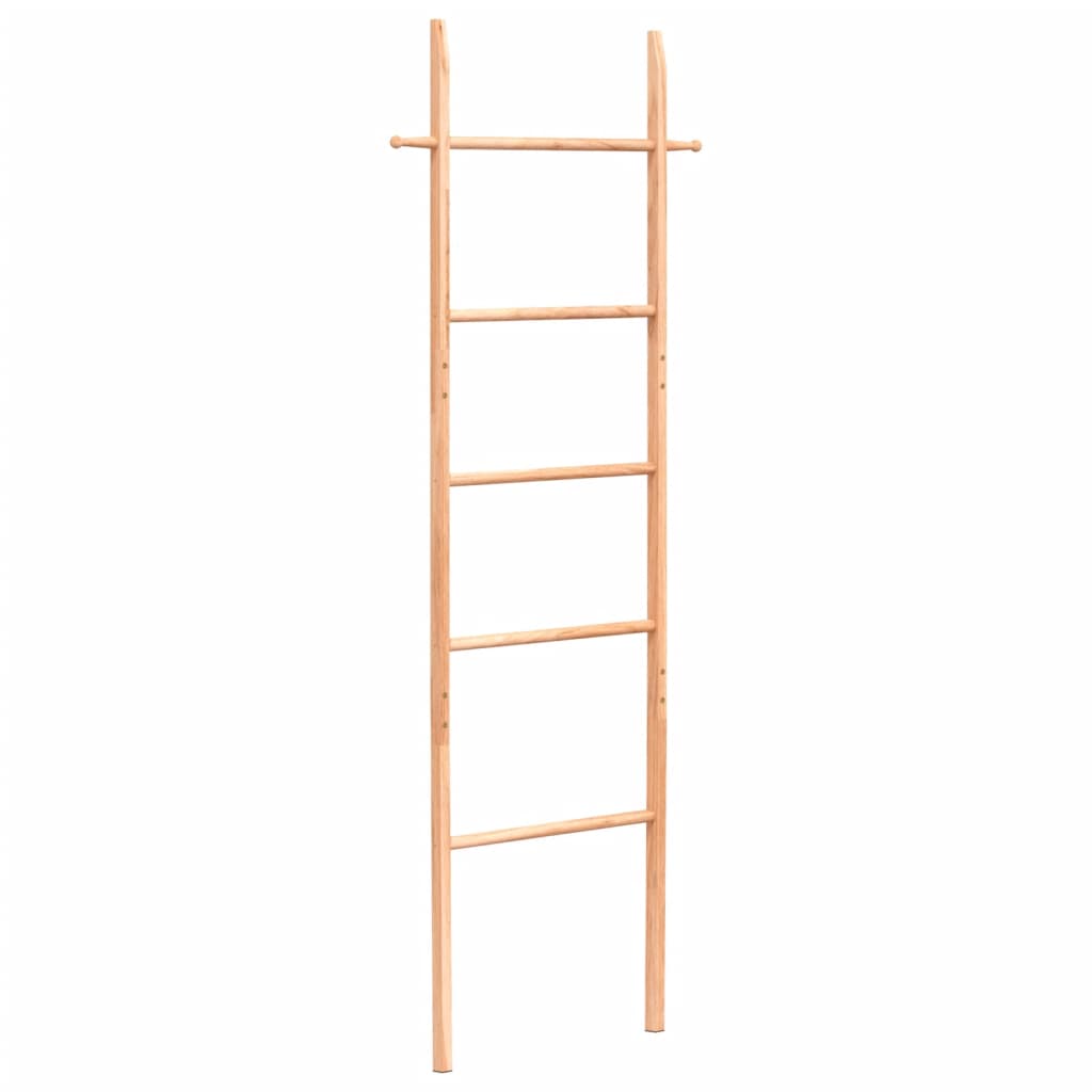 Scala Porta Asciugamani 170 Cm In Legno Massello Di Noce