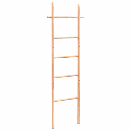 Scala Porta Asciugamani 170 Cm In Legno Massello Di Noce