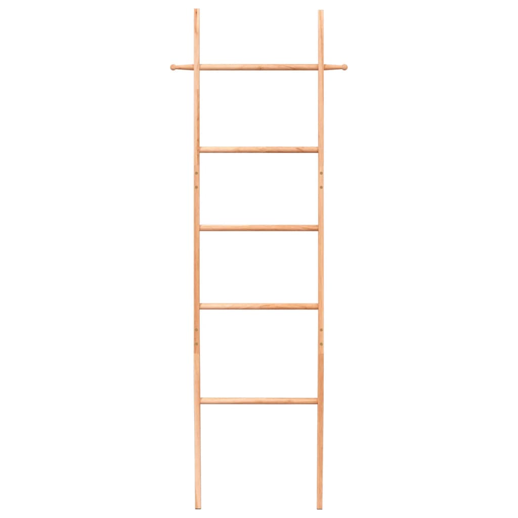 Scala Porta Asciugamani 170 Cm In Legno Massello Di Noce