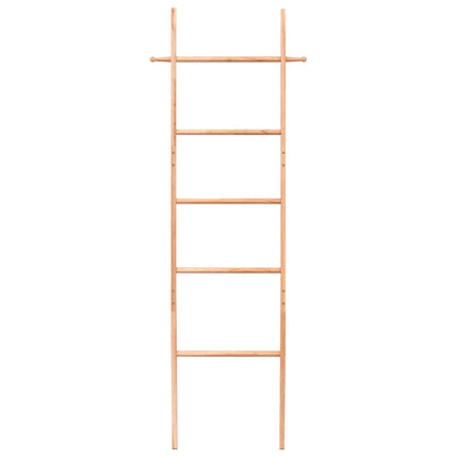 Scala Porta Asciugamani 170 Cm In Legno Massello Di Noce