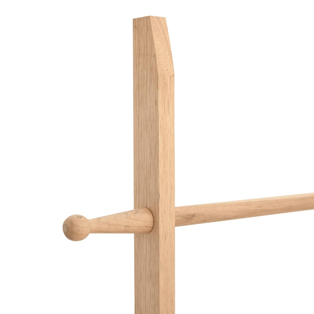 Scala Porta Asciugamani 170 Cm In Legno Massello Di Noce