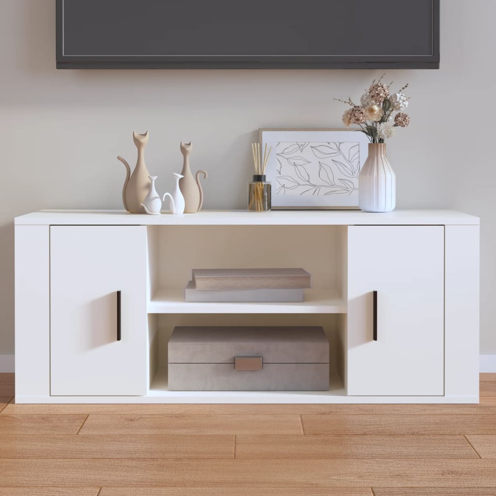 Mobile Porta Tv 100X35X40 Cm In Legno Multistrato