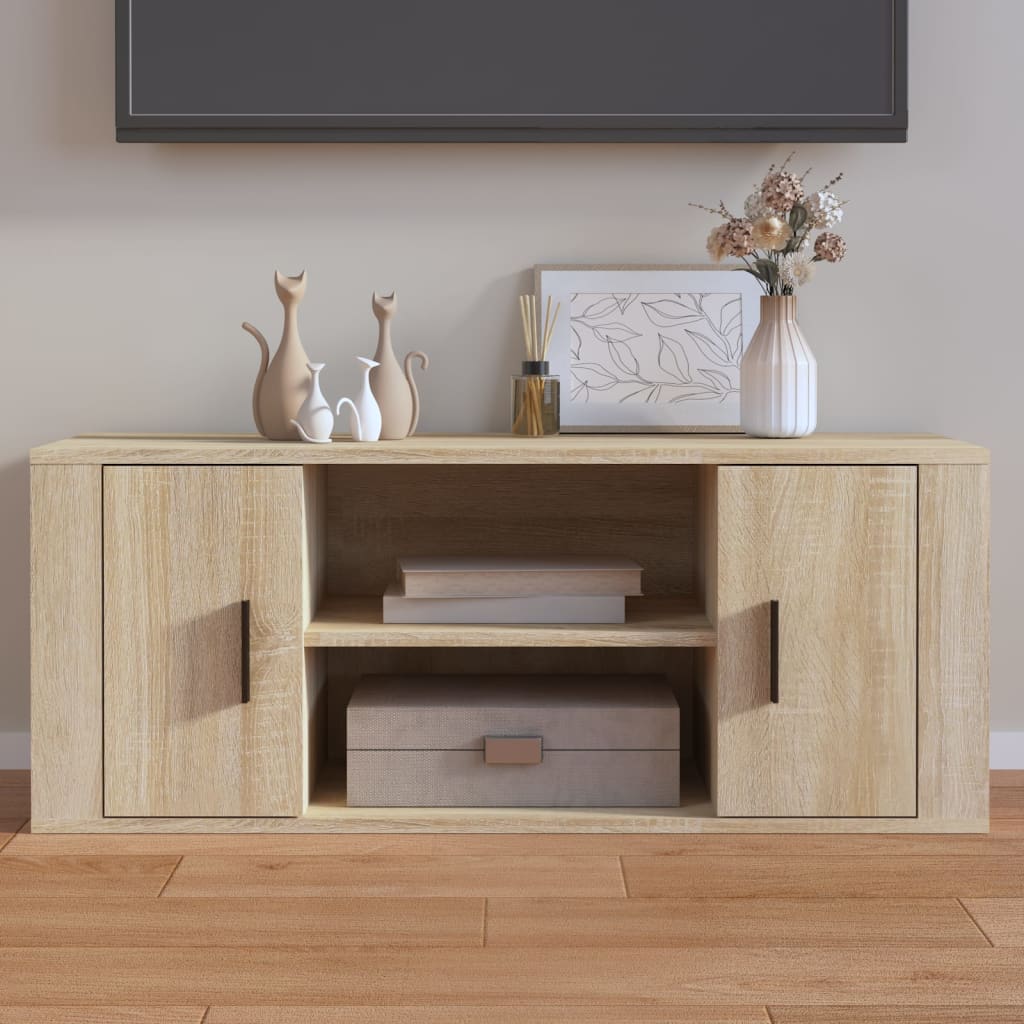 Mobile Porta Tv 100X35X40 Cm In Legno Multistrato