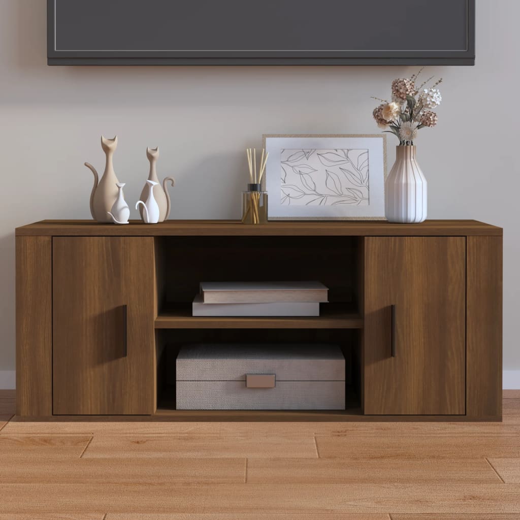 Mobile Porta Tv 100X35X40 Cm In Legno Multistrato