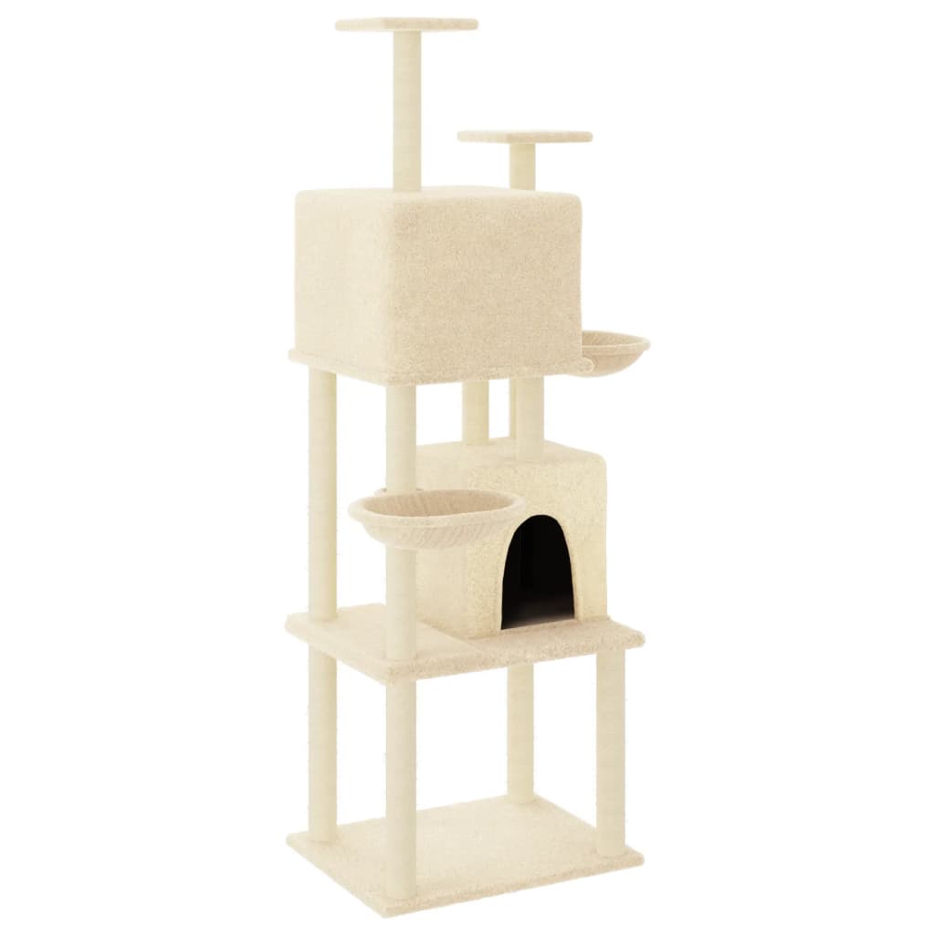 Albero Per Gatti Con Tiragraffi In Sisal 180 Cm