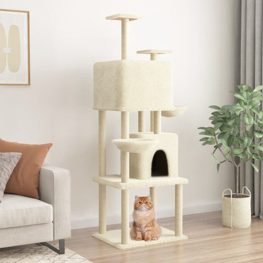 Albero Per Gatti Con Tiragraffi In Sisal 180 Cm