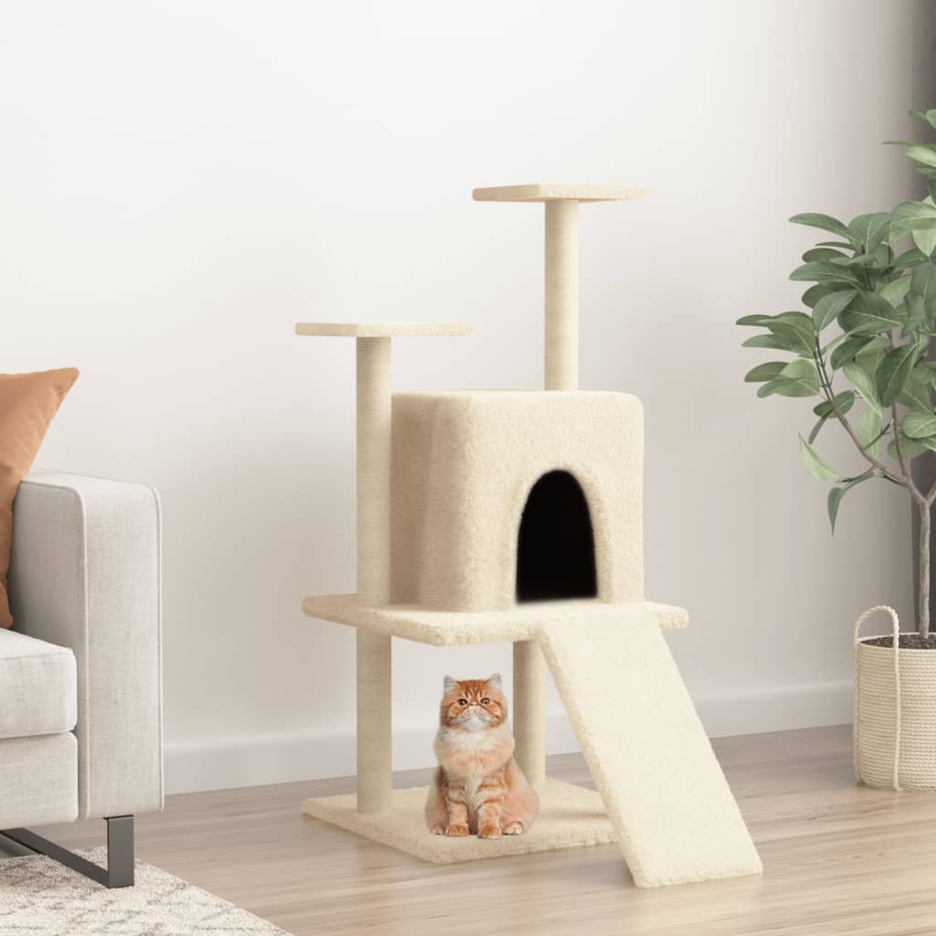 Albero Per Gatti Con Tiragraffi In Sisal 110 Cm