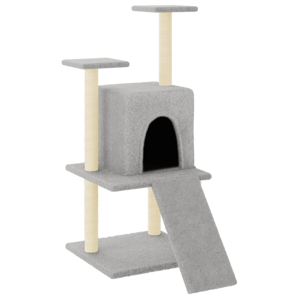 Albero Per Gatti Con Tiragraffi In Sisal 110 Cm