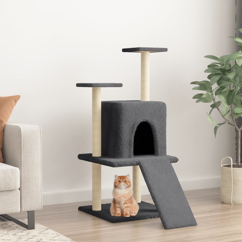 Albero Per Gatti Con Tiragraffi In Sisal 110 Cm
