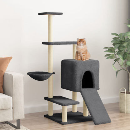 Albero Per Gatti Con Tiragraffi In Sisal 130,5 Cm
