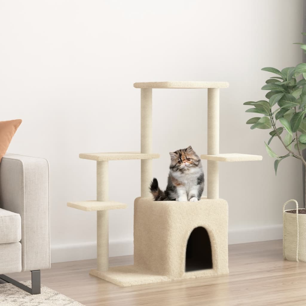 Albero Per Gatti Con Tiragraffi In Sisal 97,5 Cm