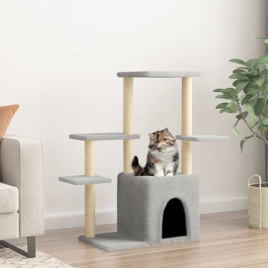 Albero Per Gatti Con Tiragraffi In Sisal 97,5 Cm