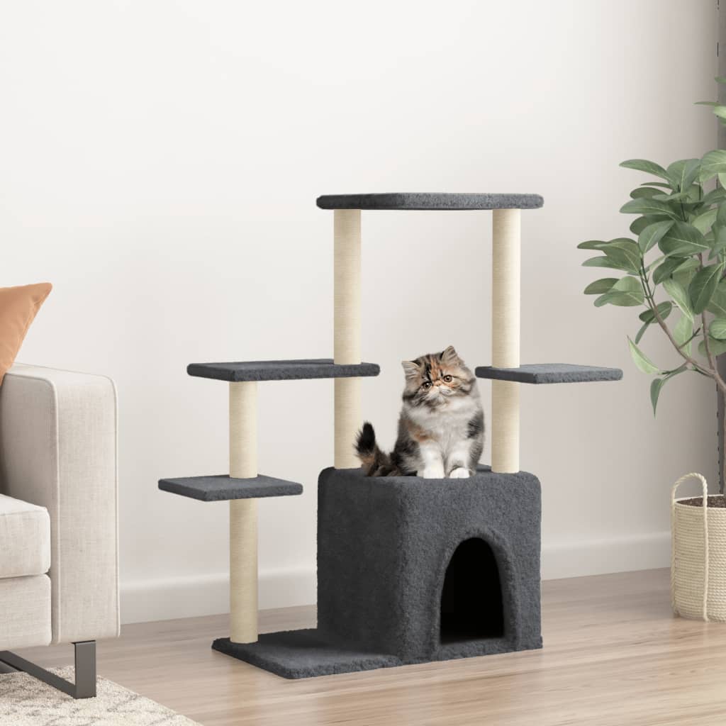 Albero Per Gatti Con Tiragraffi In Sisal 97,5 Cm