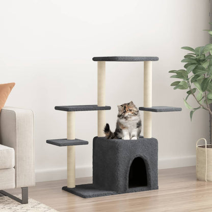 Albero Per Gatti Con Tiragraffi In Sisal 97,5 Cm
