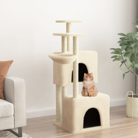 Albero Per Gatti Con Tiragraffi In Sisal 122 Cm