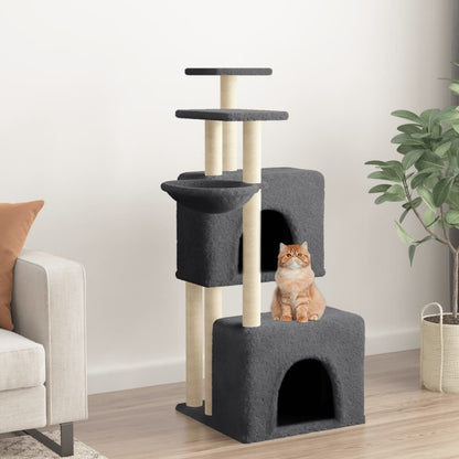 Albero Per Gatti Con Tiragraffi In Sisal 122 Cm