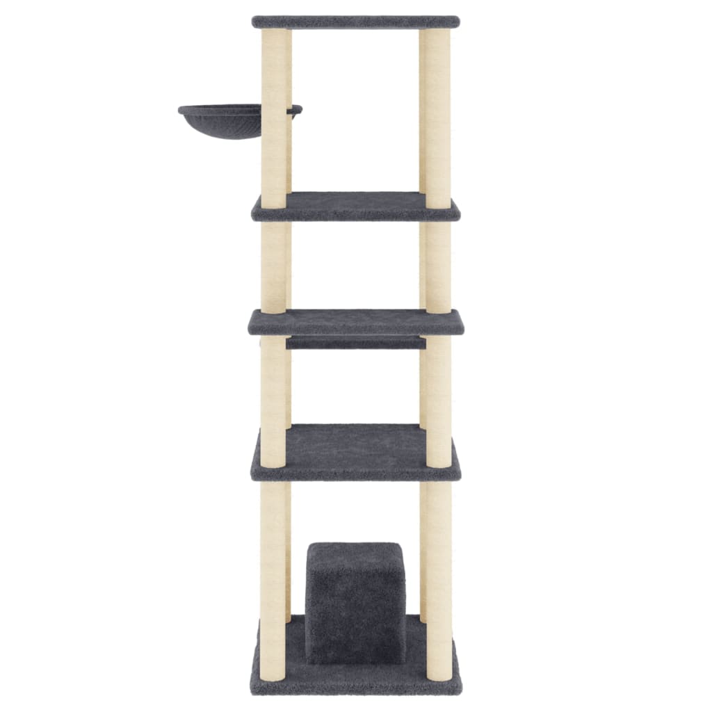 Albero Per Gatti Con Tiragraffi In Sisal 154 Cm