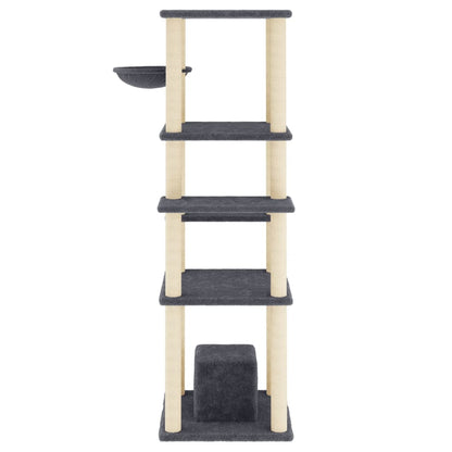 Albero Per Gatti Con Tiragraffi In Sisal 154 Cm