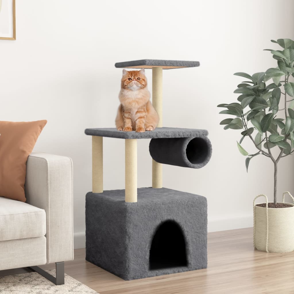 Albero Per Gatti Con Tiragraffi In Sisal 109,5 Cm