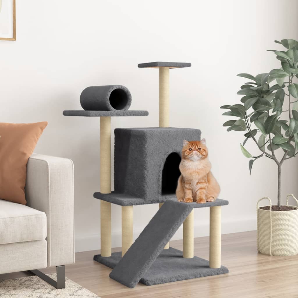 Albero Per Gatti Con Tiragraffi In Sisal 110,5 Cm