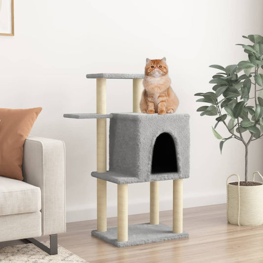 Albero Per Gatti Con Tiragraffi In Sisal 97 Cm