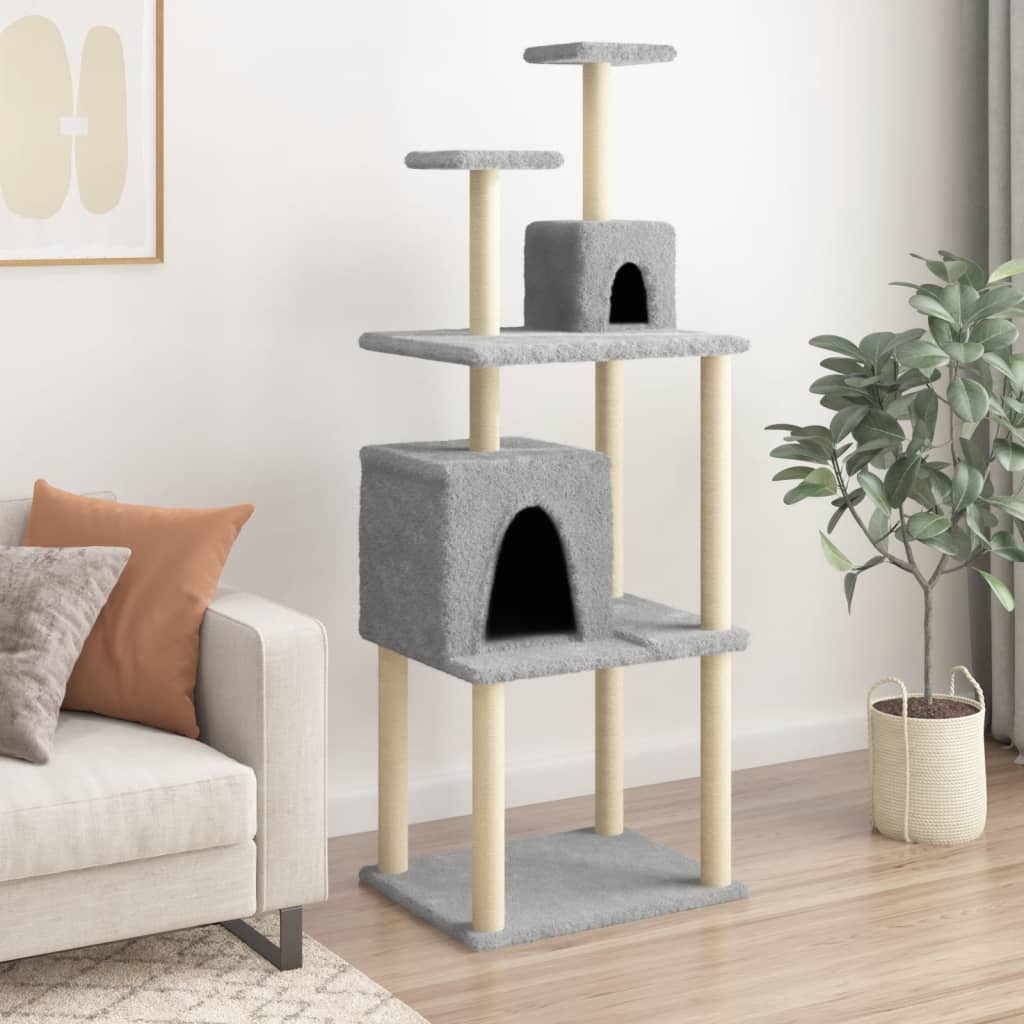Albero Per Gatti Con Tiragraffi In Sisal 167 Cm