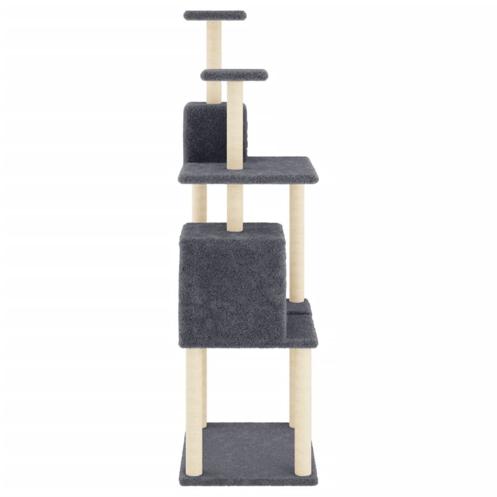 Albero Per Gatti Con Tiragraffi In Sisal 167 Cm