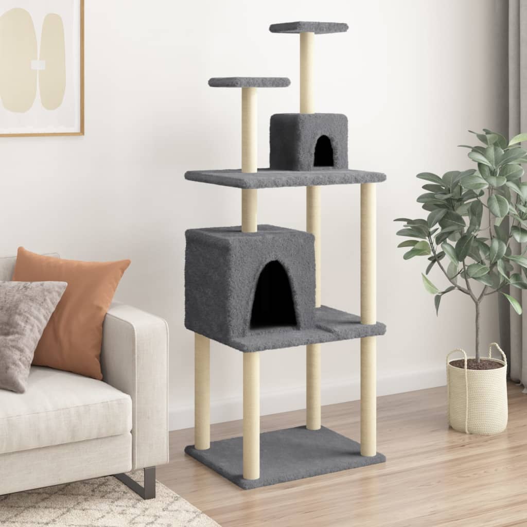 Albero Per Gatti Con Tiragraffi In Sisal 167 Cm